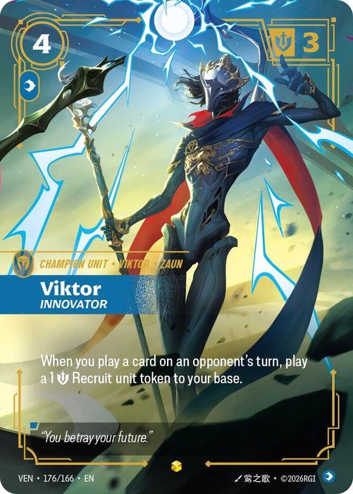 Viktor, Innovator (176/166) (Foil) [Vendetta] (VEN)