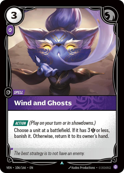 Image for Wind and Ghosts (106/166) (Foil) [Vendetta] (VEN) - Riftbound: League of Legends Trading Card Game