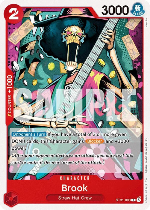 Image for Brook (ST31-003) [Starter Deck 31: RED Monkey.D.Luffy] (ST-31) - One Piece Card Game
