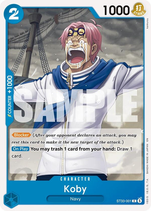 Image for Koby (ST33-001) [Starter Deck 33: BLUE Kuzan] (ST-33) - One Piece Card Game