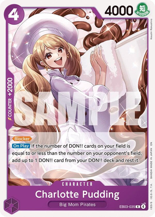 Image for Charlotte Pudding (EB03-035) [Starter Deck 34: PURPLE Charlotte Katakuri] (ST-34) - One Piece Card Game