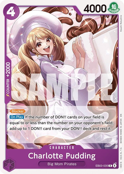 Image for Charlotte Pudding (EB03-035) [Starter Deck 34: PURPLE Charlotte Katakuri] (ST-34) - One Piece Card Game