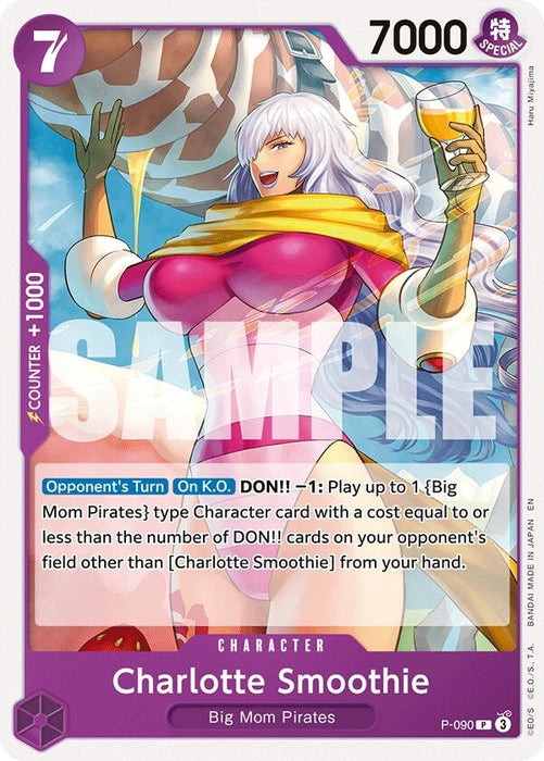 Image for Charlotte Smoothie (P-090) [Starter Deck 34: PURPLE Charlotte Katakuri] (ST-34) - One Piece Card Game