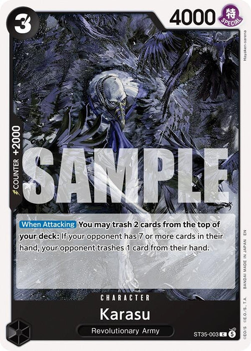 Image for Karasu (ST35-003) [Starter Deck 35: RED/BLACK Sabo] (ST-35) - One Piece Card Game