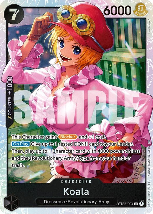 Image for Koala (ST35-004) (Foil) [Starter Deck 35: RED/BLACK Sabo] (ST-35) - One Piece Card Game