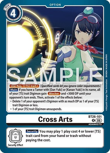 Image for Cross Arts (BT26-101 R) (Foil) [Timeless Bonds] (BT-26) - Digimon Card Game