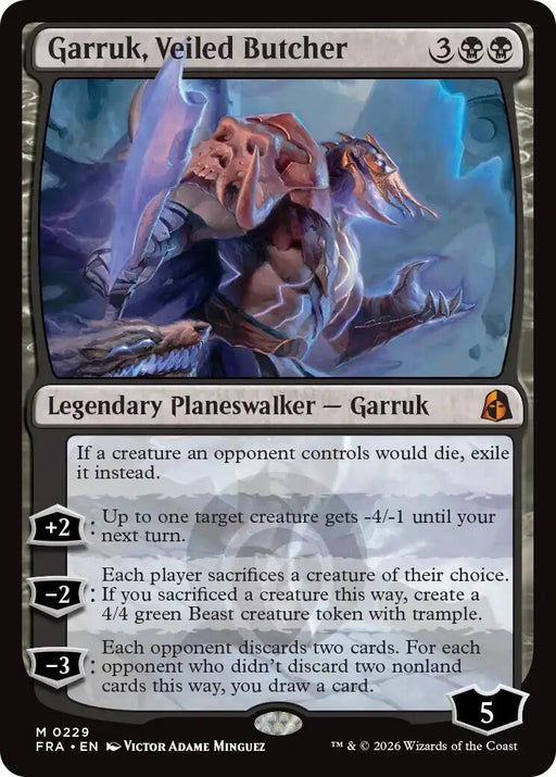 Image for Garruk, Veiled Butcher (229) [Reality Fracture] (FRA) - Magic: The Gathering