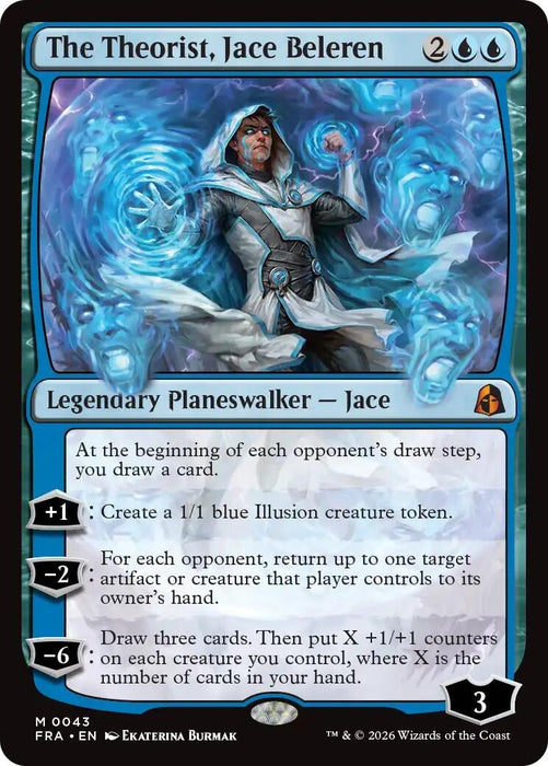 Image for The Theorist, Jace Beleren (43) [Reality Fracture] (FRA) - Magic: The Gathering