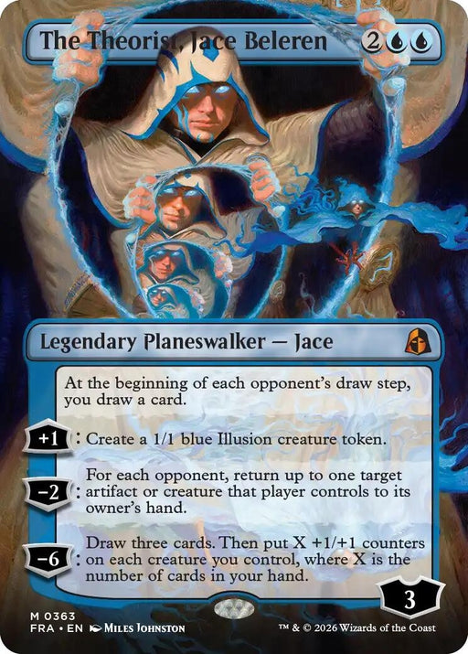 Image for The Theorist, Jace Beleren (Borderless) (0363) (363) [Reality Fracture] (FRA) - Magic: The Gathering
