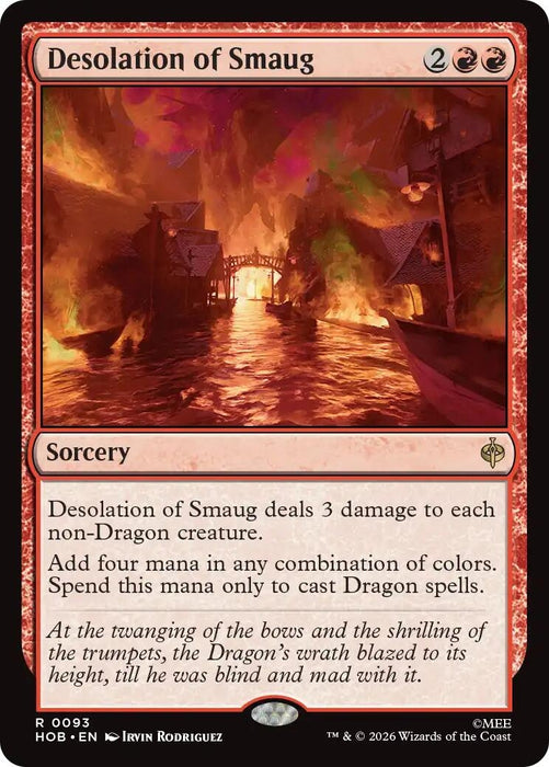 Image for Desolation of Smaug (93) (Foil) [The Hobbit] (HOB) - Magic: The Gathering