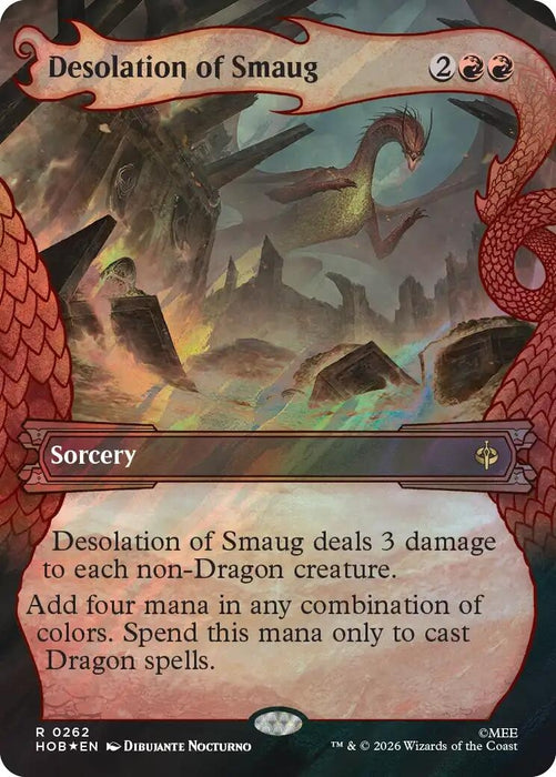 Image for Desolation of Smaug (Showcase) (Surge Foil) (262) (Foil) [The Hobbit] (HOB) - Magic: The Gathering