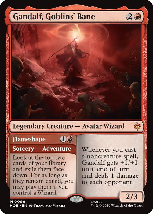 Image for Gandalf, Goblins' Bane (96) [The Hobbit] (HOB) - Magic: The Gathering