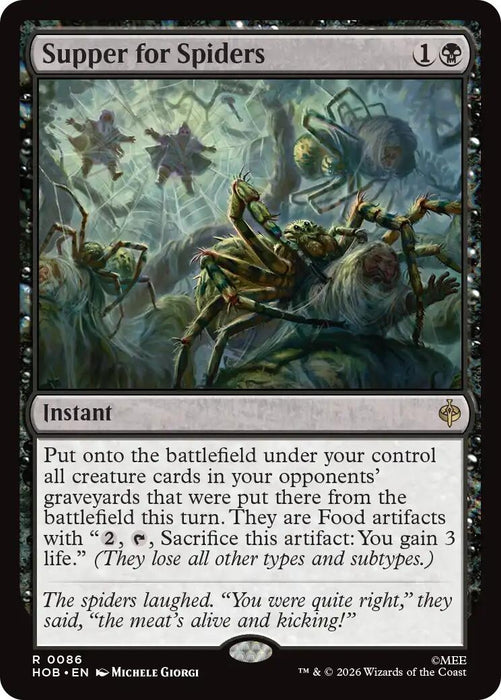 Image for Supper for Spiders (86) (Foil) [The Hobbit] (HOB) - Magic: The Gathering