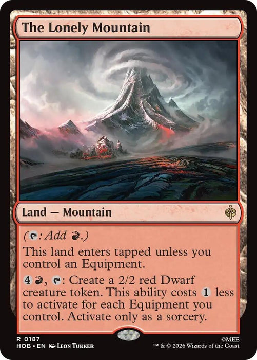 Image for The Lonely Mountain (187) [The Hobbit] (HOB) - Magic: The Gathering
