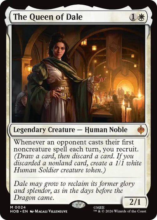 Image for The Queen of Dale (24) [The Hobbit] (HOB) - Magic: The Gathering