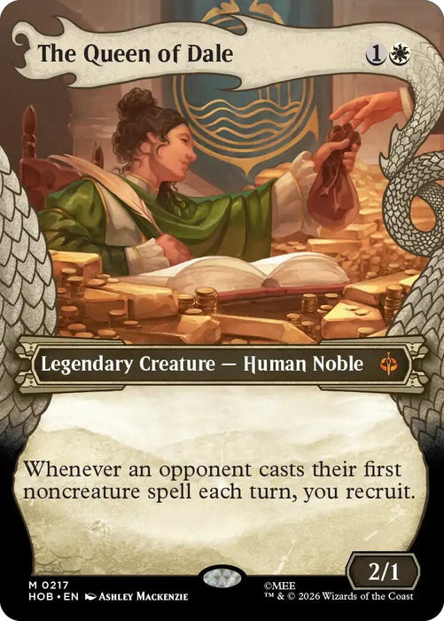 Image for The Queen of Dale (Showcase) (217) [The Hobbit] (HOB) - Magic: The Gathering