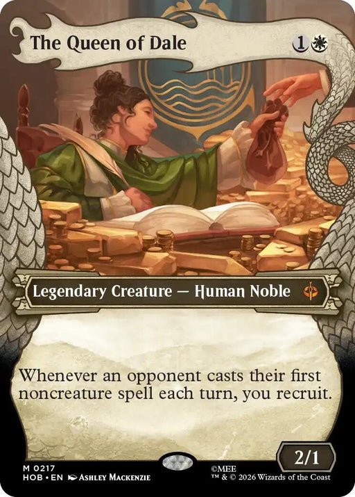 Image for The Queen of Dale (Showcase) (217) [The Hobbit] (HOB) - Magic: The Gathering