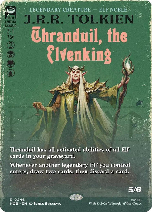 Image for Thranduil, the Elvenking (Borderless) (246) [The Hobbit] (HOB) - Magic: The Gathering
