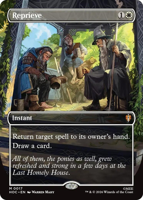 Image for Reprieve (Borderless) (17) [The Hobbit: Eternal-Legal] (HOC) - Magic: The Gathering
