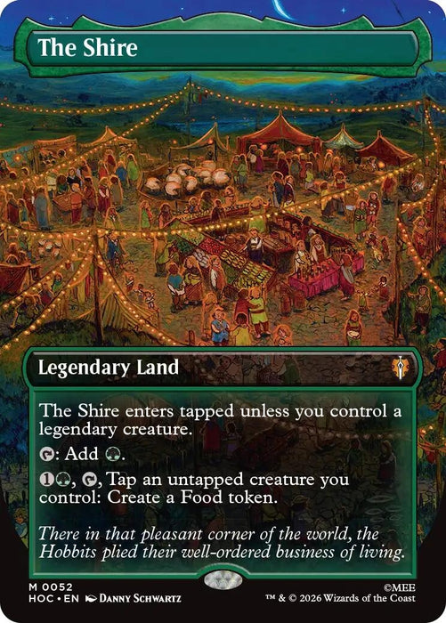 Image for The Shire (Borderless) (52) (Foil) [The Hobbit: Eternal-Legal] (HOC) - Magic: The Gathering