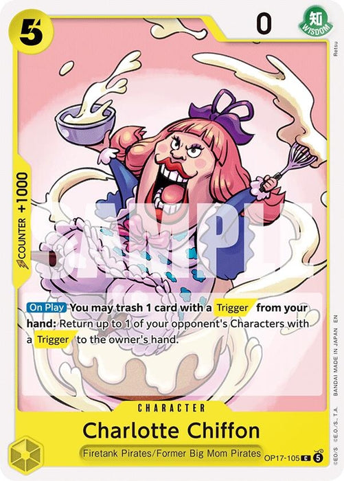 Image for Charlotte Chiffon (OP17-105) [The World's Strongest Warriors] (OP17) - One Piece Card Game