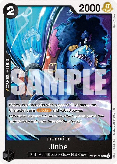 Image for Jinbe (083) (OP17-083) [The World's Strongest Warriors] (OP17) - One Piece Card Game