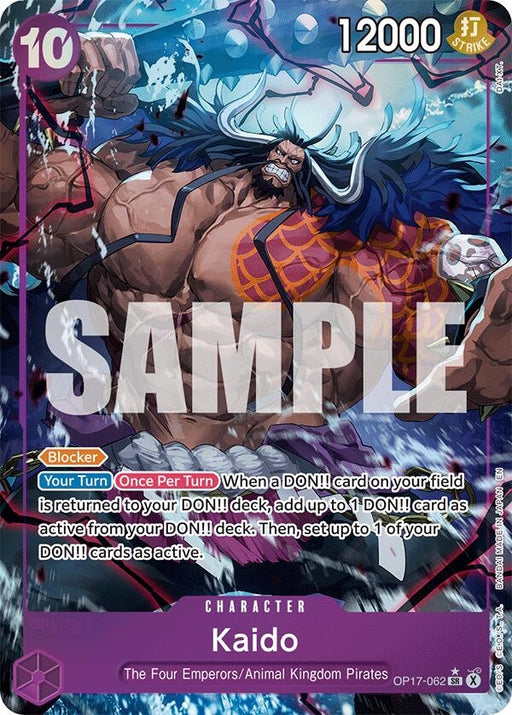 Image for Kaido (062) (Alternate Art) (OP17-062) (Foil) [The World's Strongest Warriors] (OP17) - One Piece Card Game