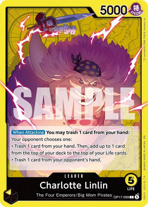 Image for Charlotte Linlin (099) (OP17-099) [The World's Strongest Warriors] (OP17) - One Piece Card Game