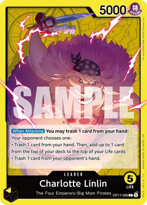 Image for Charlotte Linlin (099) (OP17-099) [The World's Strongest Warriors] (OP17) - One Piece Card Game