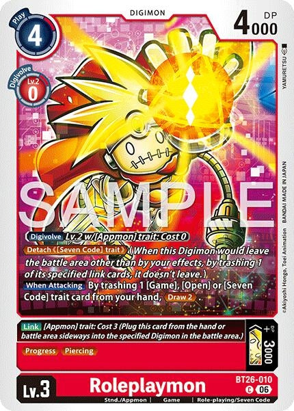 Image for Roleplaymon (BT26-010 C) [Timeless Bonds] (BT-26) - Digimon Card Game
