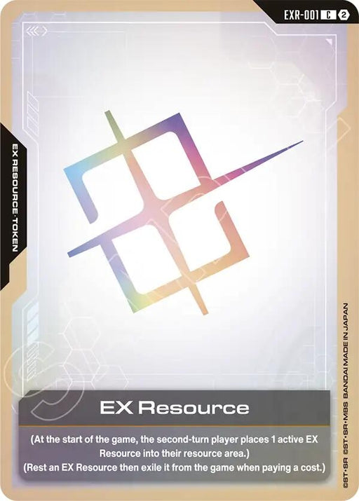 Image for EX Resource (EXR-001) [Deck Build Box Freedom Ascension] (SC01) - Gundam Card Game