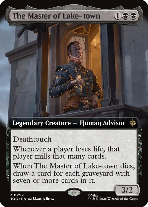 Image for The Master of Lake-town (Extended Art) (297) [The Hobbit] (HOB) - Magic: The Gathering