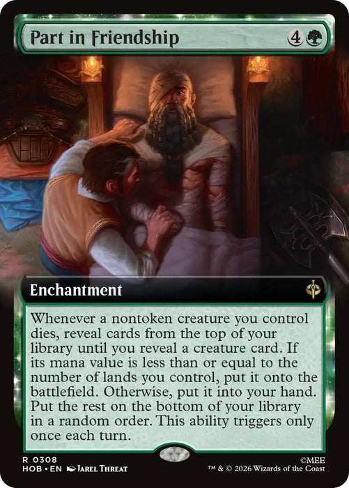 Image for Part in Friendship (Extended Art) (308) (Foil) [The Hobbit] (HOB) - Magic: The Gathering