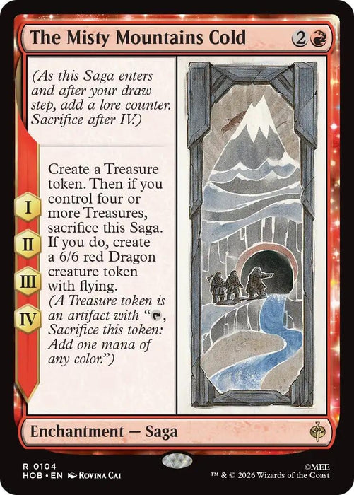 Image for The Misty Mountains Cold (104) [The Hobbit] (HOB) - Magic: The Gathering