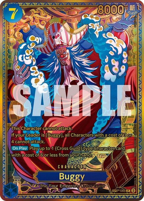 Image for Buggy (P-084) (SP) (P-084) (Foil) [The World's Strongest Warriors] (OP17) - One Piece Card Game