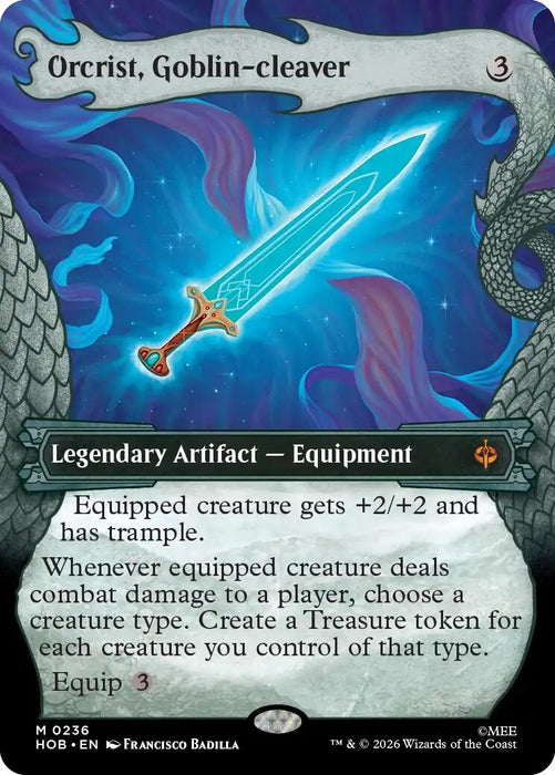 Image for Orcrist, Goblin-cleaver (Showcase) (236) (Foil) [The Hobbit] (HOB) - Magic: The Gathering