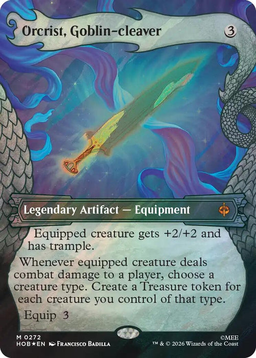 Image for Orcrist, Goblin-cleaver (Showcase) (Surge Foil) (272) (Foil) [The Hobbit] (HOB) - Magic: The Gathering