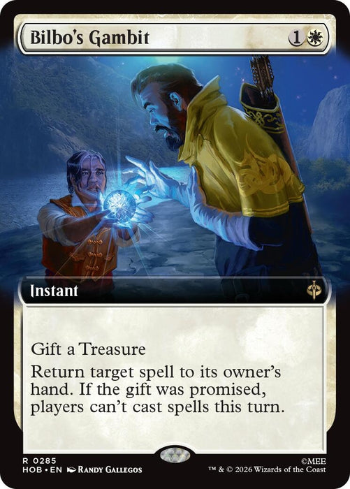 Image for Bilbo's Gambit (Extended Art) (285) (Foil) [The Hobbit] (HOB) - Magic: The Gathering