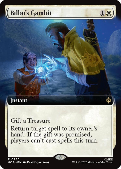 Image for Bilbo's Gambit (Extended Art) (285) (Foil) [The Hobbit] (HOB) - Magic: The Gathering