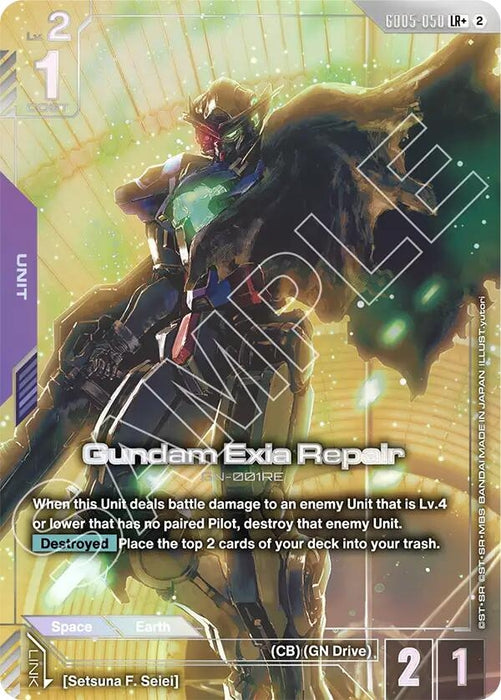 Image for Gundam Exia Repair (LR+) (GD05-050) (Holofoil) [Freedom Ascension] (GD05) - Gundam Card Game