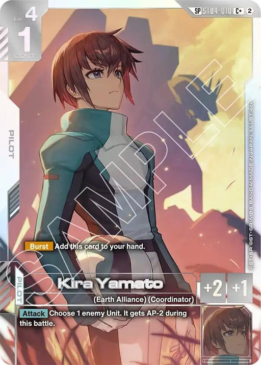 Image for Kira Yamato (C+) (SP) (ST04-010) (Holofoil) [Freedom Ascension] (GD05) - Gundam Card Game