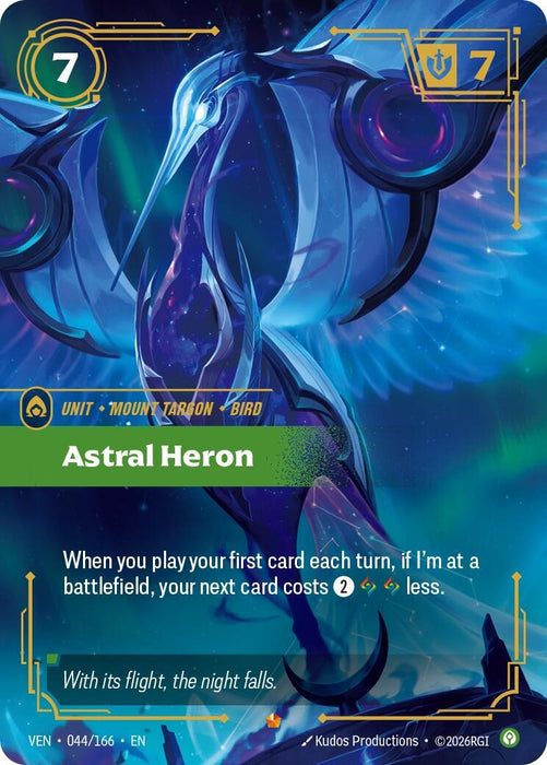 Astral Heron (044/166) (Foil) [Vendetta] (VEN)