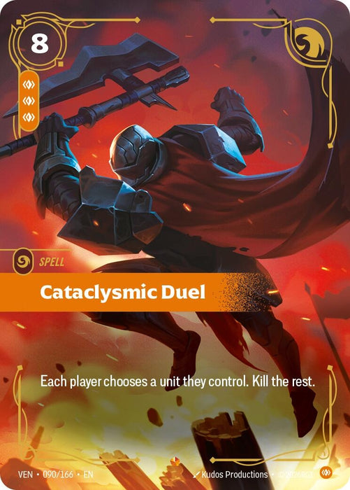 Cataclysmic Duel (090/166) (Foil) [Vendetta] (VEN)