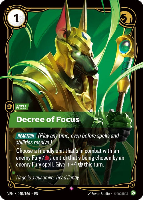 Decree of Focus (040/166) (Foil) [Vendetta] (VEN)