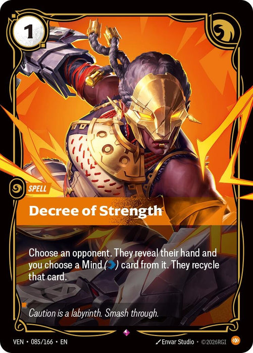 Decree of Strength (085/166) (Foil) [Vendetta] (VEN)