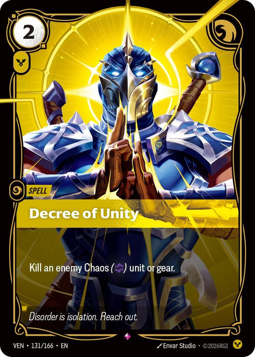 Decree of Unity (131/166) (Foil) [Vendetta] (VEN)