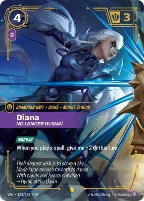 Diana, No Longer Human (Overnumbered) (183/166) (Foil) [Vendetta] (VEN)