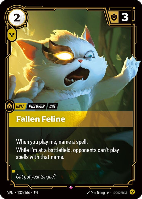 Fallen Feline (132/166) (Foil) [Vendetta] (VEN)