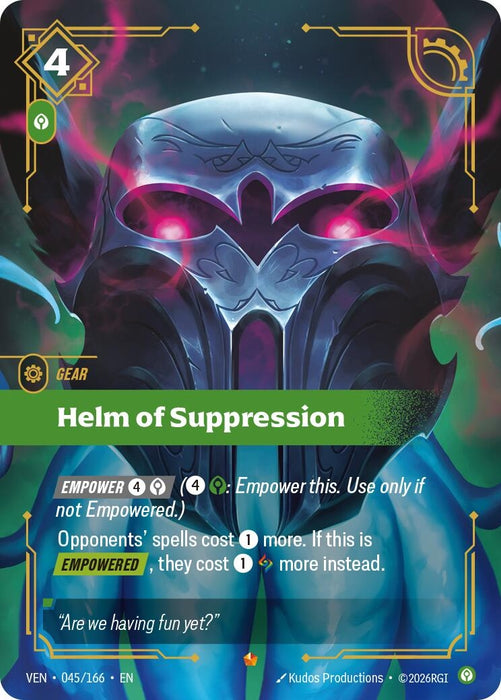 Helm of Suppression (045/166) (Foil) [Vendetta] (VEN)