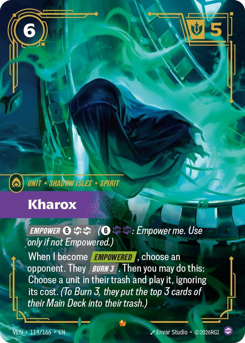 Kharox (114/166) (Foil) [Vendetta] (VEN)
